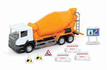 SCANIA CEMENT MIXER TRUCK PLAYSET